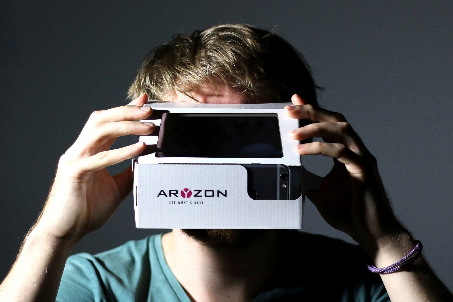 aryzon augmented reality kickstarter co founder using