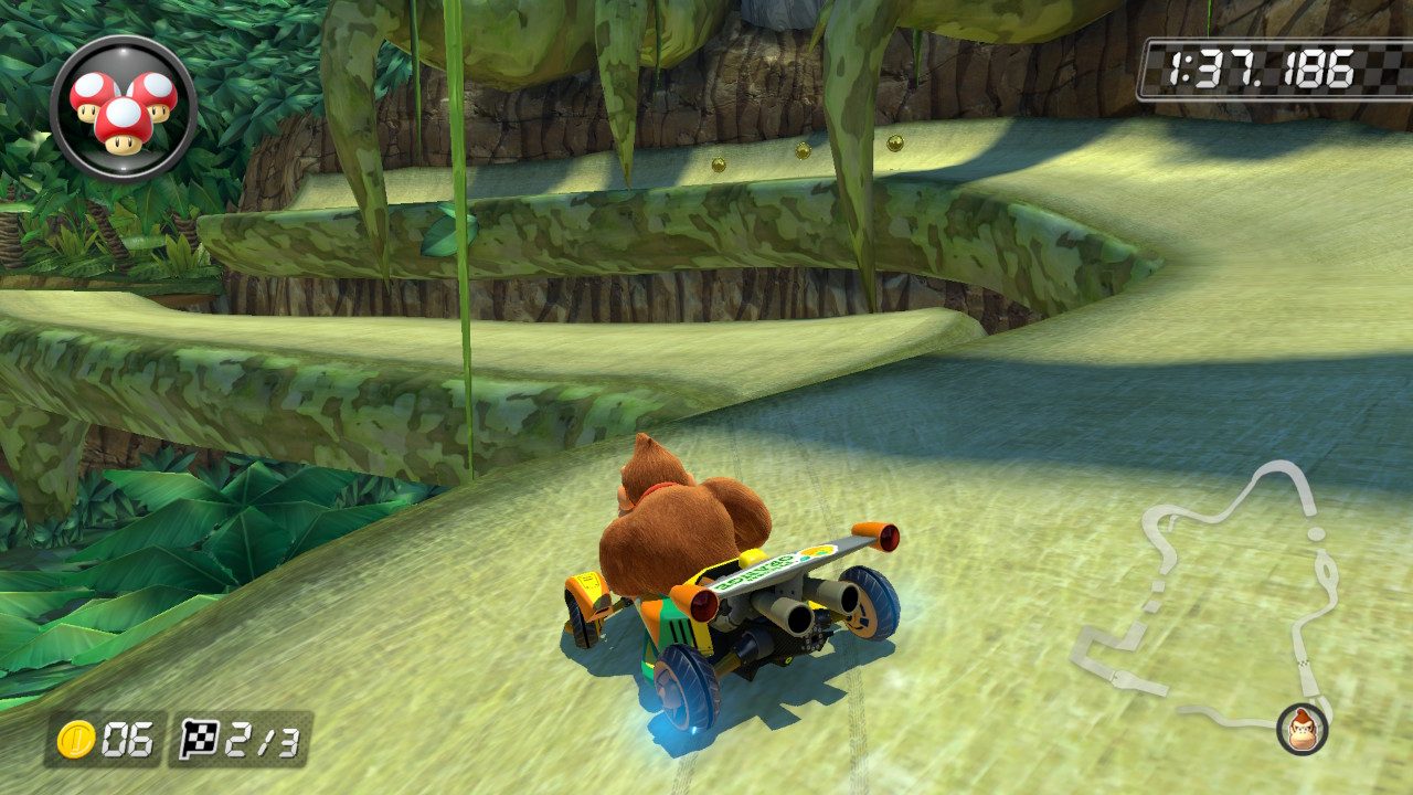 mario kart 8 shortcuts dk jungle 2