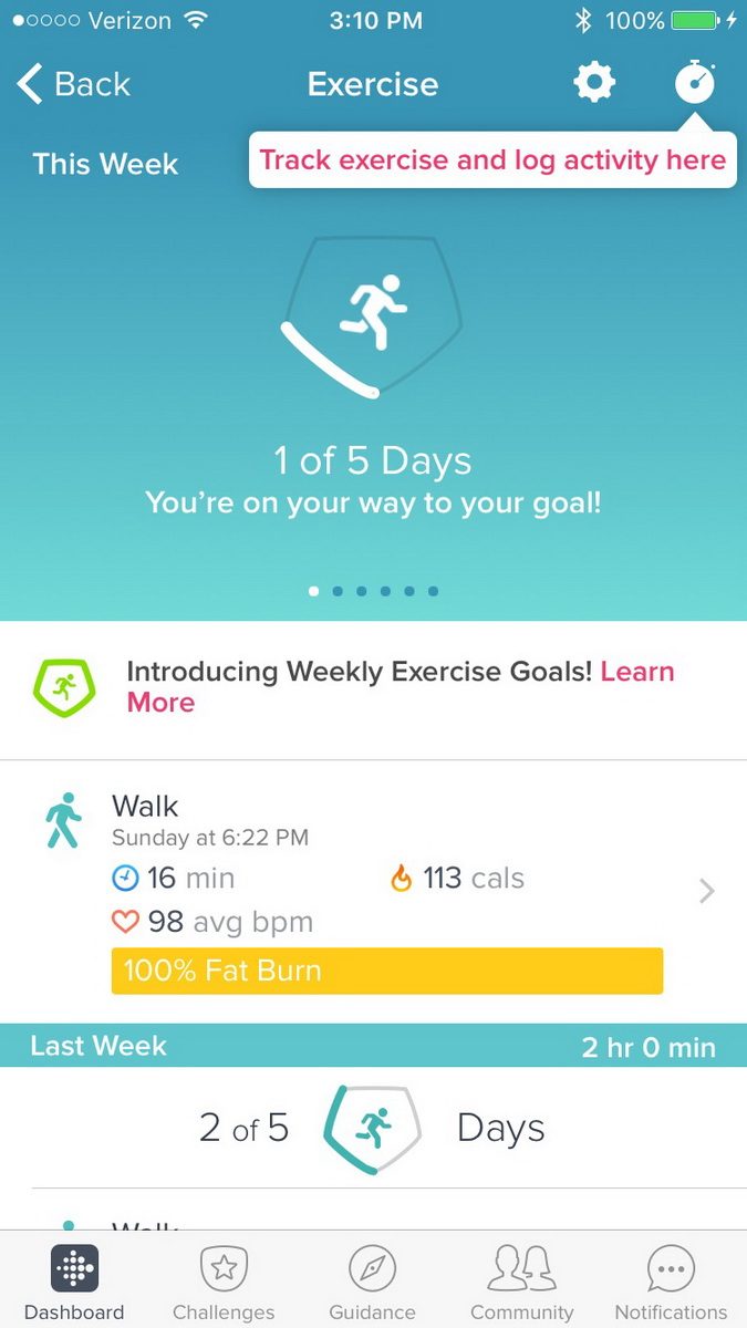 fitbit blaze activity tracker review app screenshot 0001