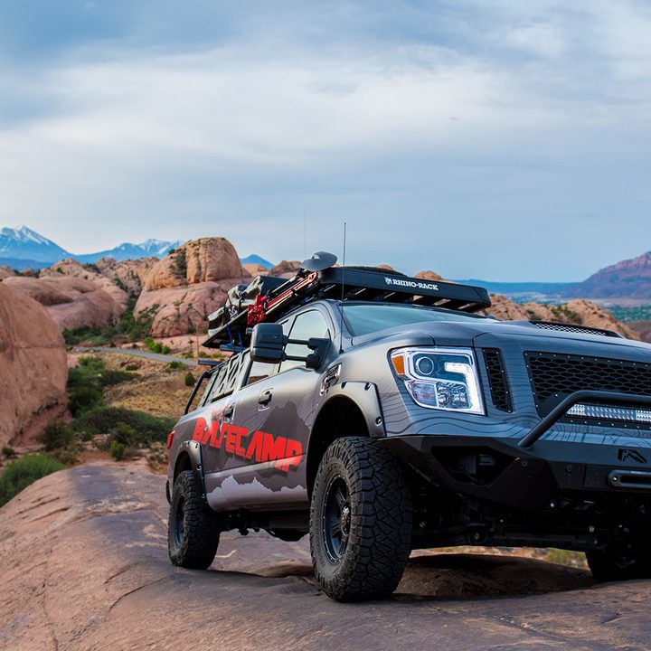 nissan titan project basecamp pictures accessories features 35