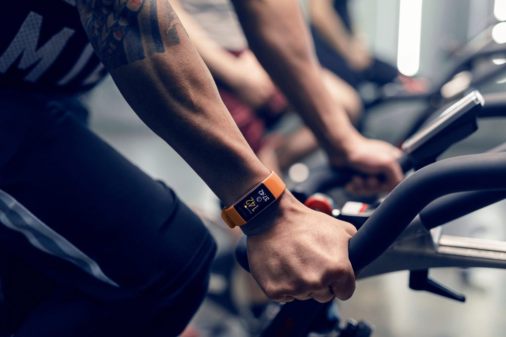 The Polar A370's heart rate sensor ratchets up during intense