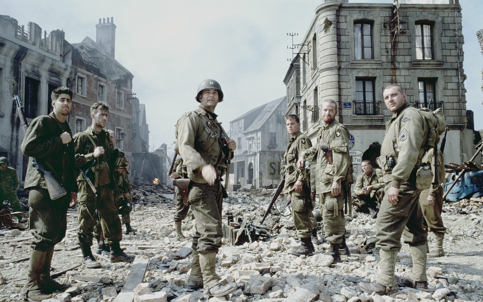 The cast of Saving Private Ryan.
