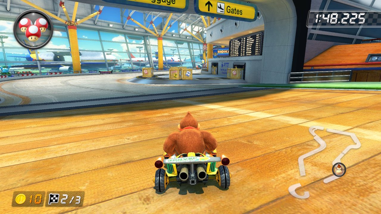 mario kart 8 shortcuts sunshine airport 2