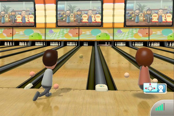 Wii Sports bowling