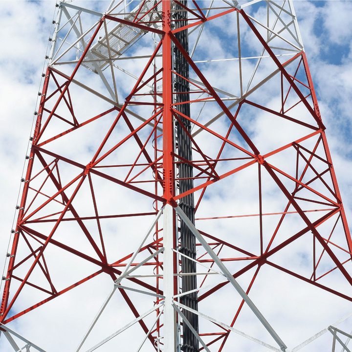 A cell phone tower.