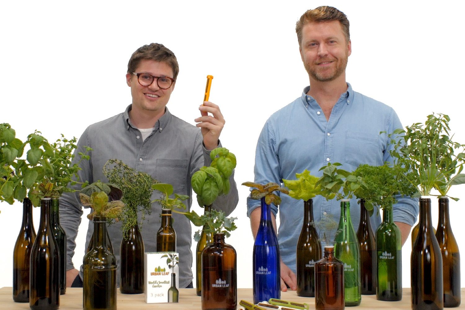 worlds smallest garden kickstarter founder  nate rob together