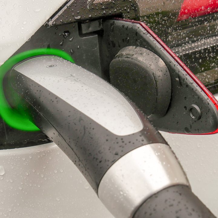 Tesla Model X charging port