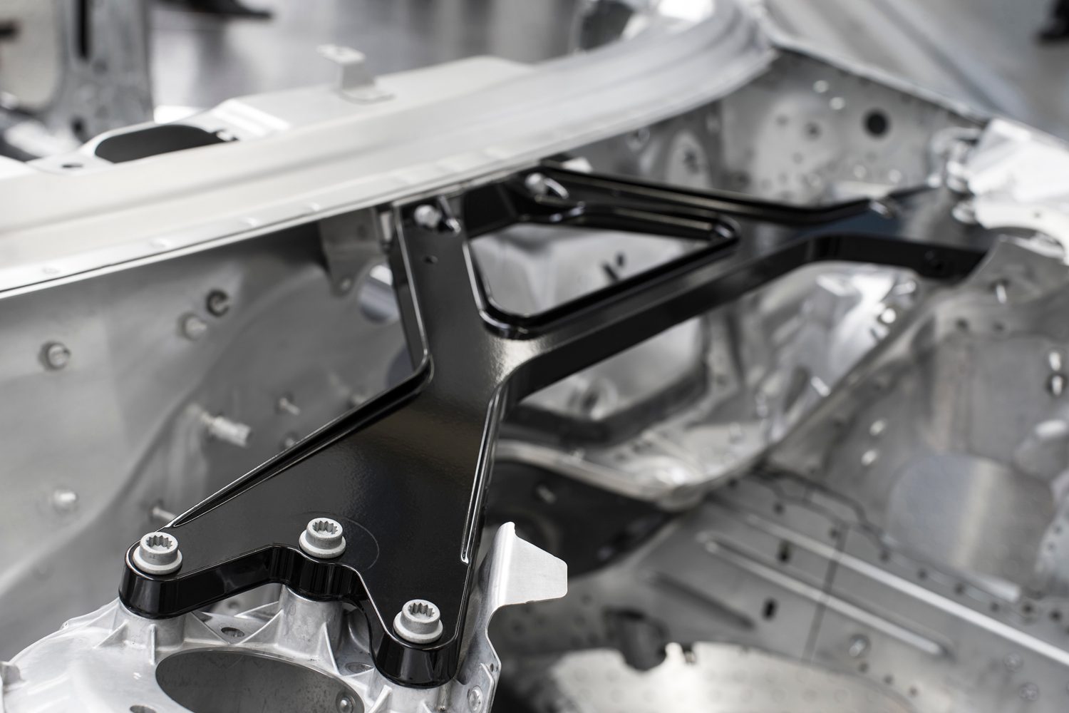 2018 Audi A8 luxury sedan body construction