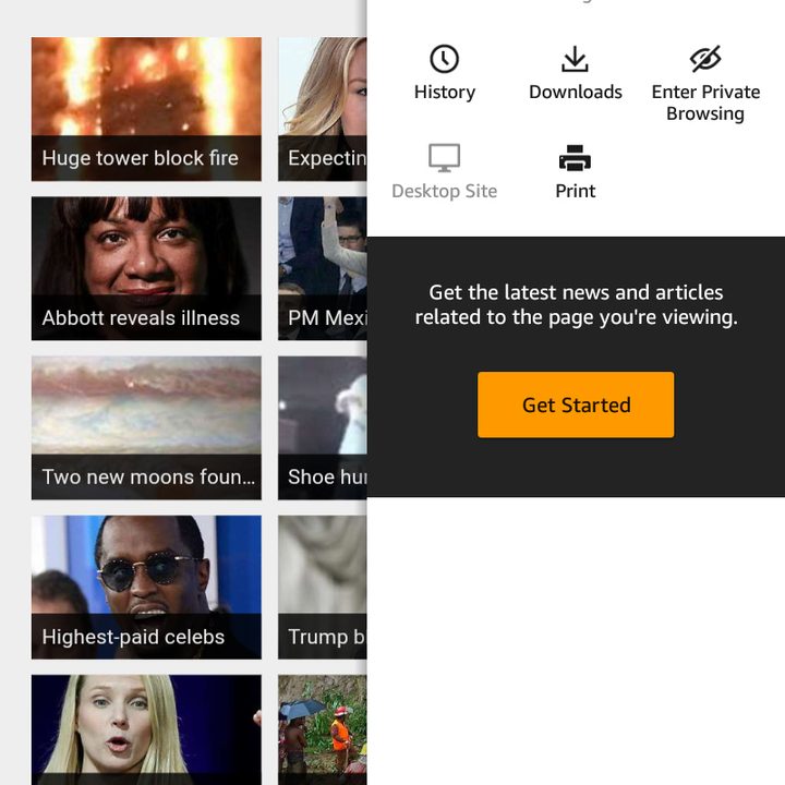 Amazon Fire Private Browsing