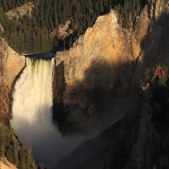 Sample shot of Upper Yellowstone Falls taken on the Canon EOS 6D Mark II at Yellowstone National Park