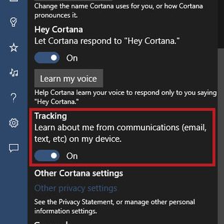 sync android notifications Cortana Info screen