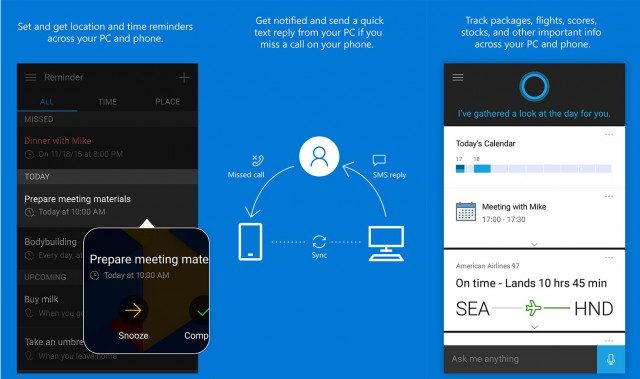 Sync Android notifications - Cortana Notification Layout