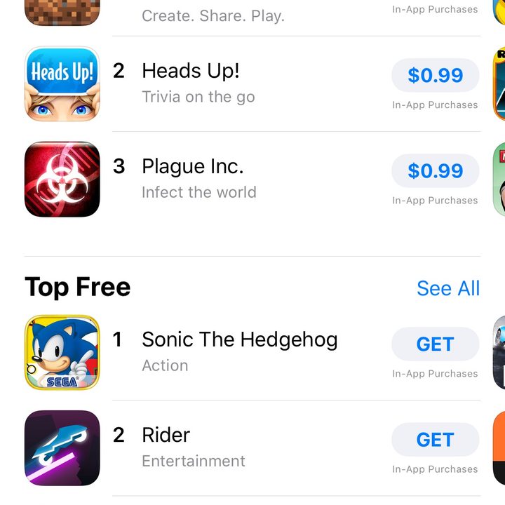 how to navigate the App Store in iOS 11 Games Tab