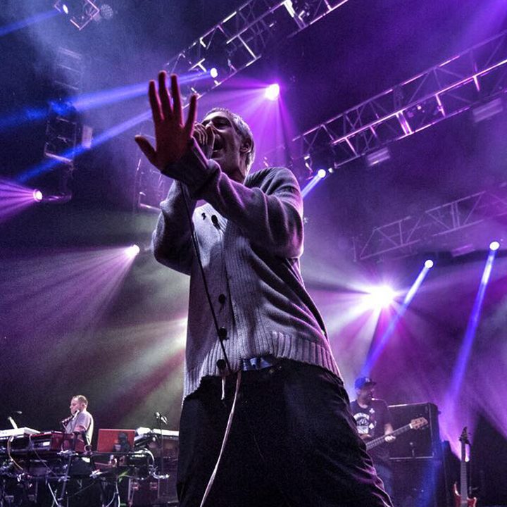 Matisyahu performing on stage