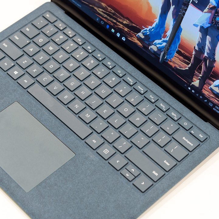 Microsoft Surface Laptop from above