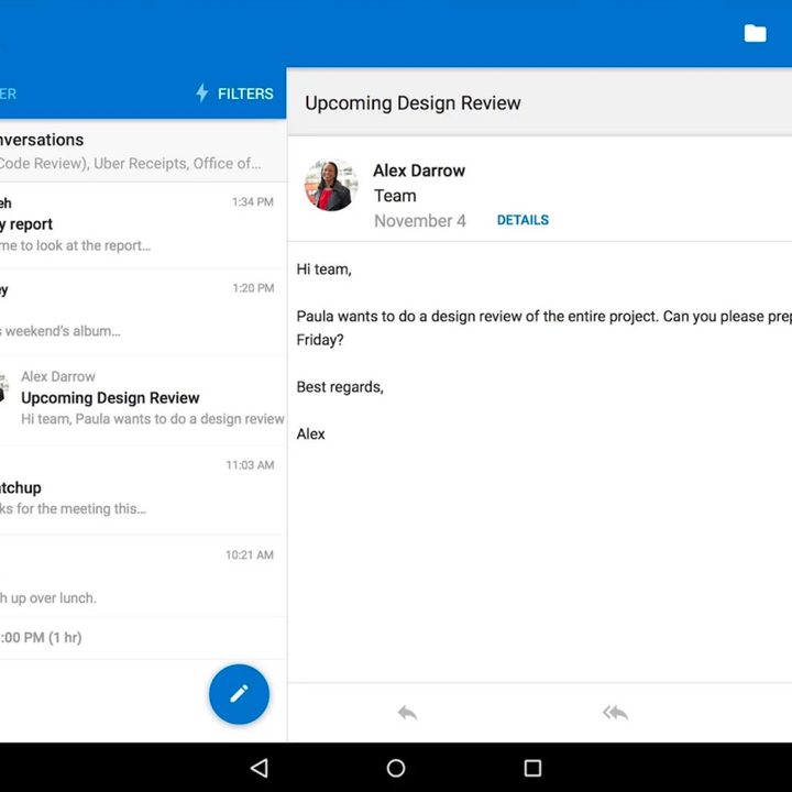 Outlook Chrome OS