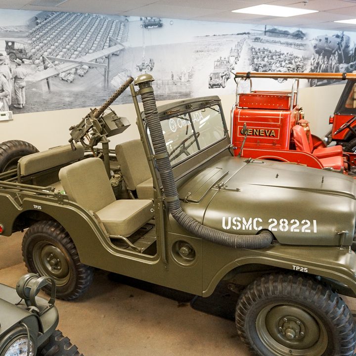 Another jeep from the 1940s at the Omix-ADA