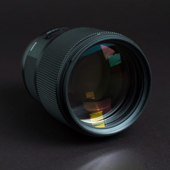 Sigma 135mm F18 Art Lens Review Studio Front Element