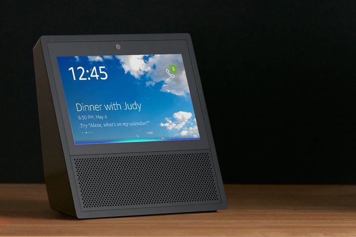 Amazon's Alexa-powered Echo Show Review Nightstand