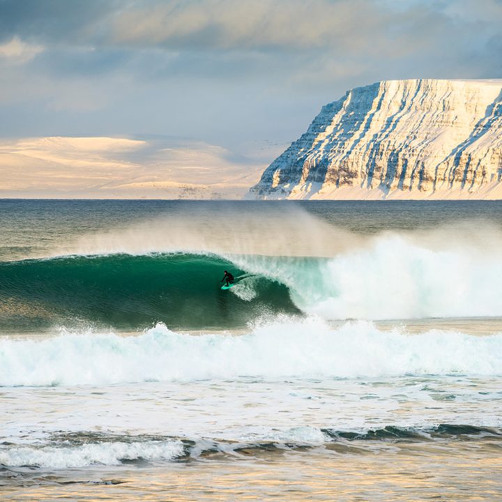 man surfing