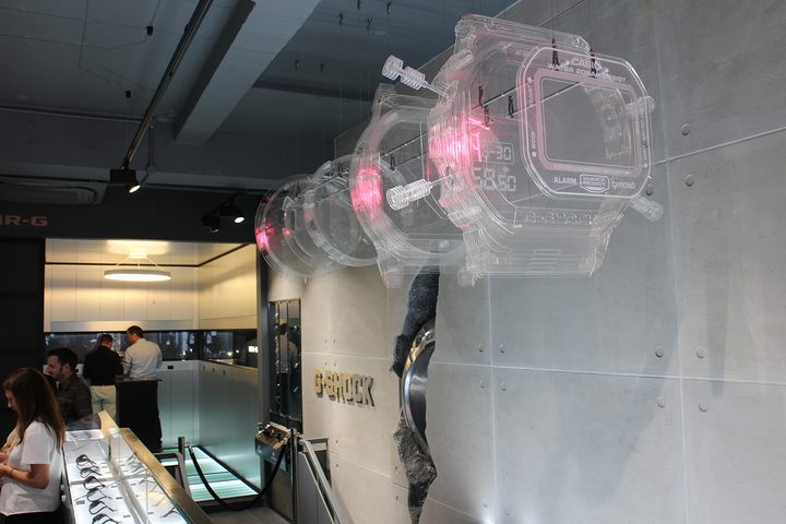 G Shock Store Watch Display