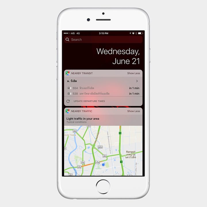 best ios 10 widgets google maps