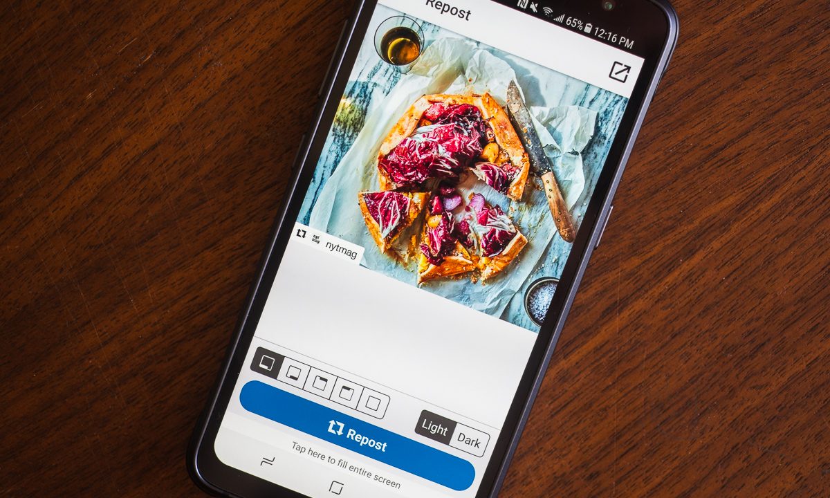 how to repost on instagram instasave screen 4