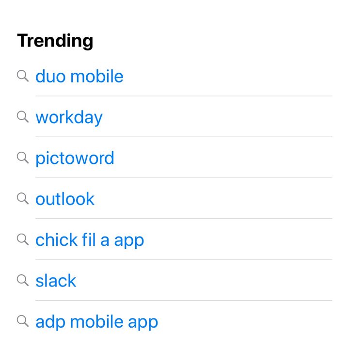 how to navigate the App Store in iOS 11 Search tab