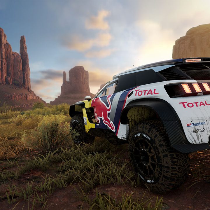 Car outside in The Crew 2.
