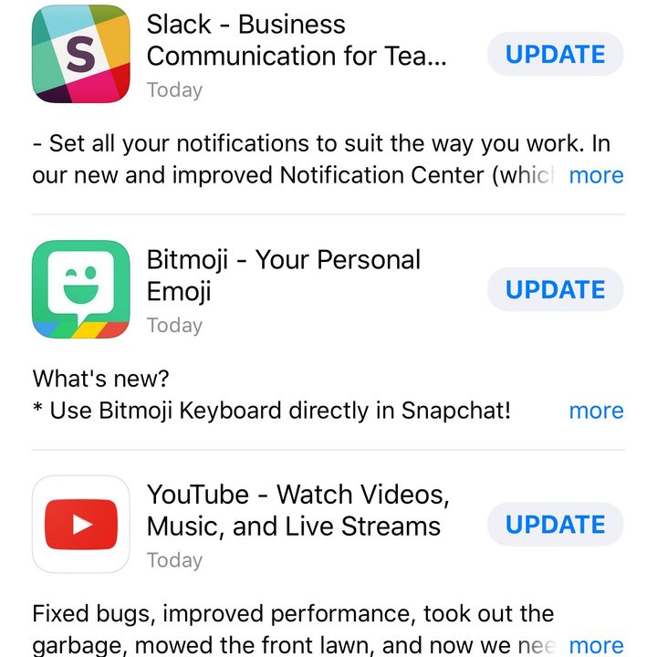 how to navigate the App Store in iOS 11 Updates