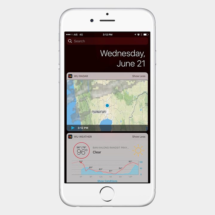 best ios 10 widgets weather underground