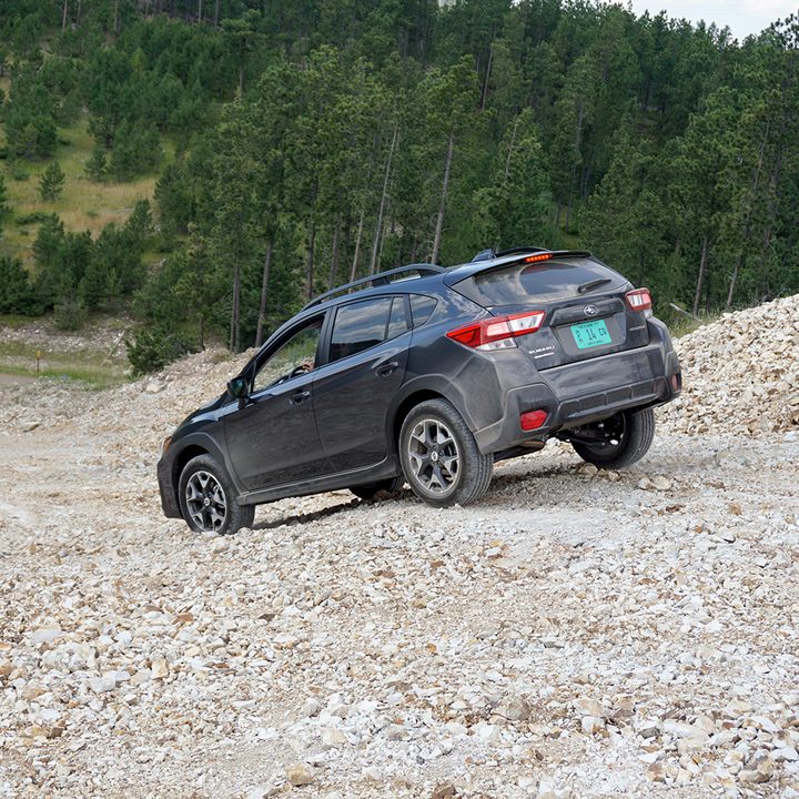 2018 Subaru Crosstrek first drive review - offroad downhill