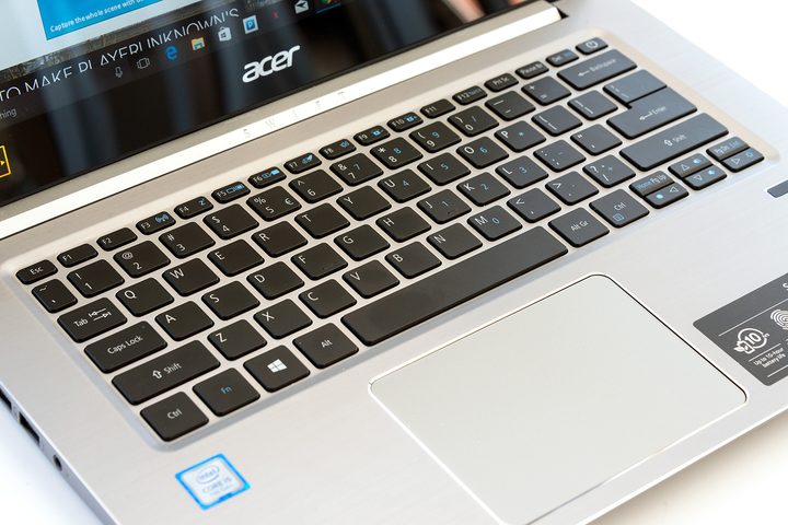 Acer Swift 3 review keyboard