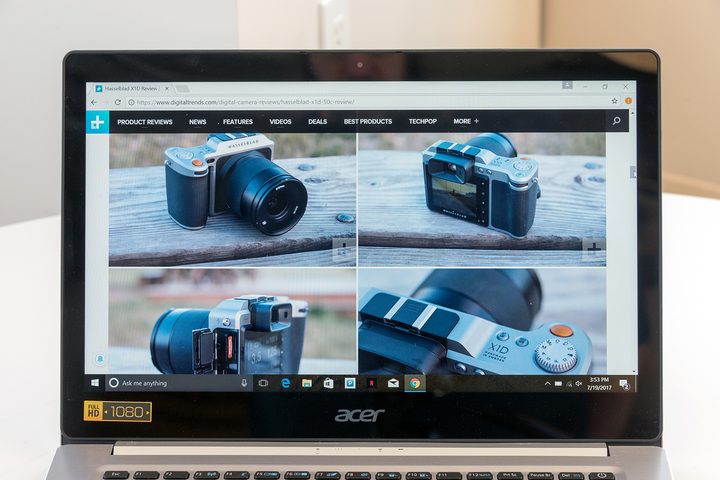 Acer Swift 3 review screen