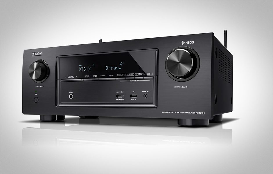 The Denon AVR-X3400H receiver has everything you could want, even