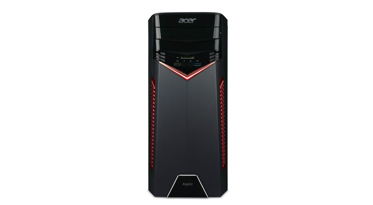 acer aspire gx 281 ryzen geforce desktop standalone front