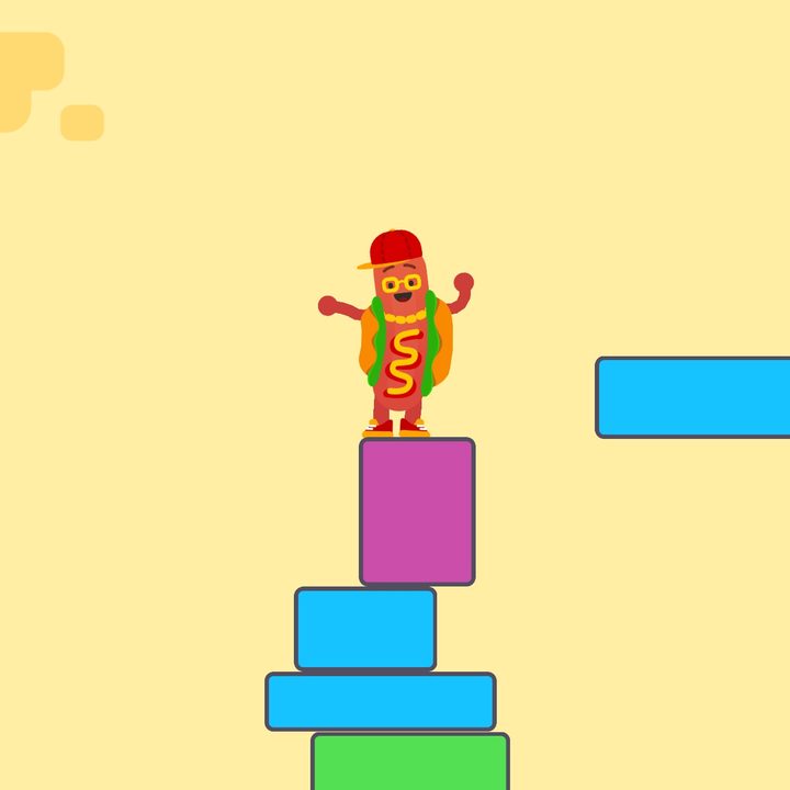 App Attack Dancing Hot Dog
