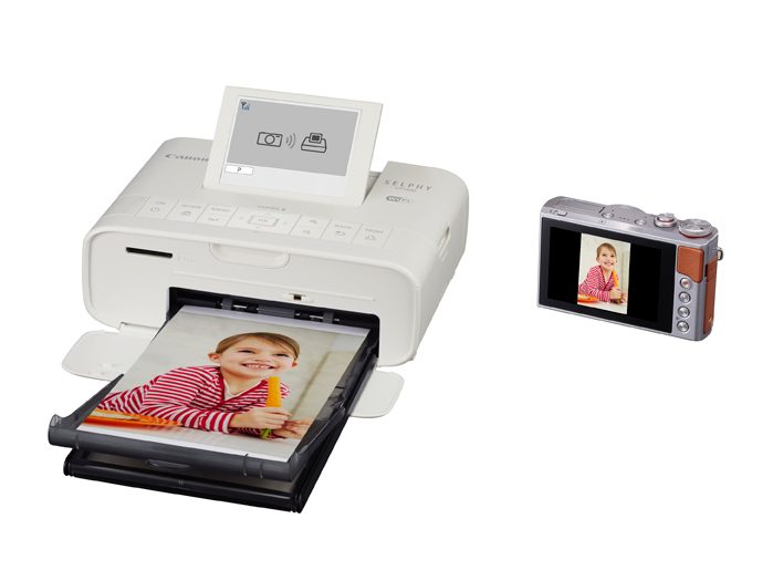 Canon Selphy CP1300 Wi-Fi printer with point-and-shoot
