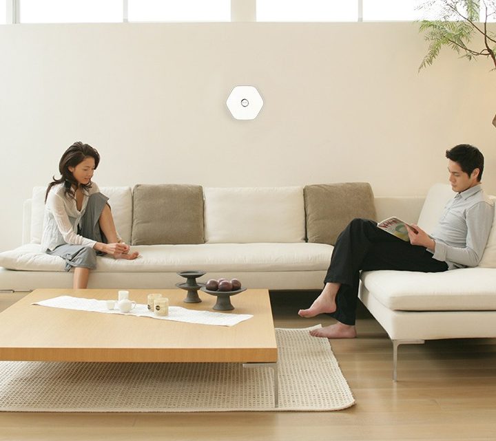 Kirio Smart Homes lifestyle shot of couple in their living room
