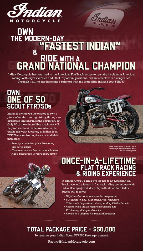 Limited Edition Indian Scout FTR750