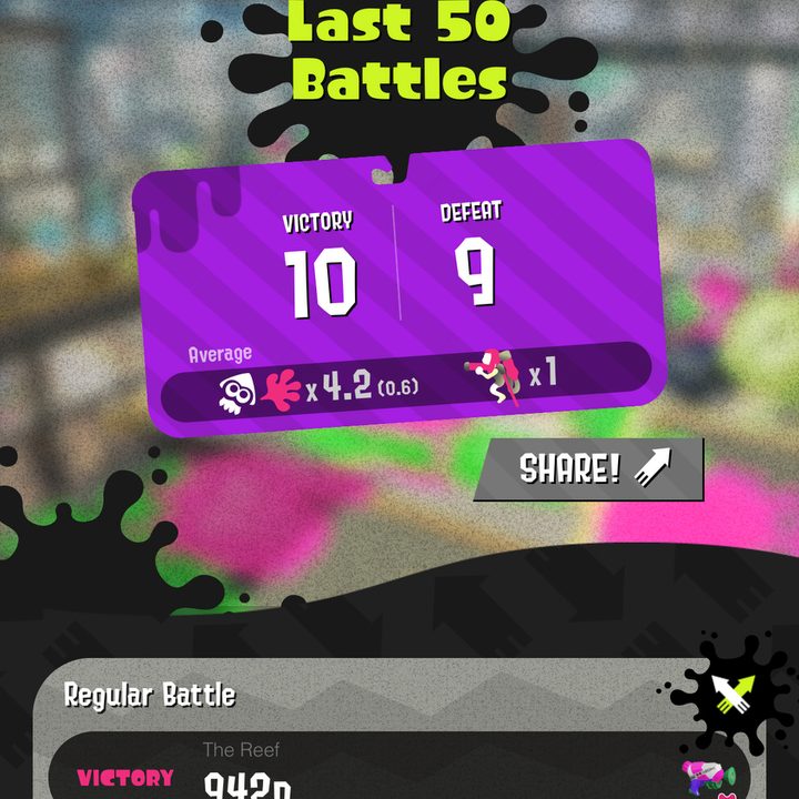 Nintendo-Switch-Companion App Screens battle stats
