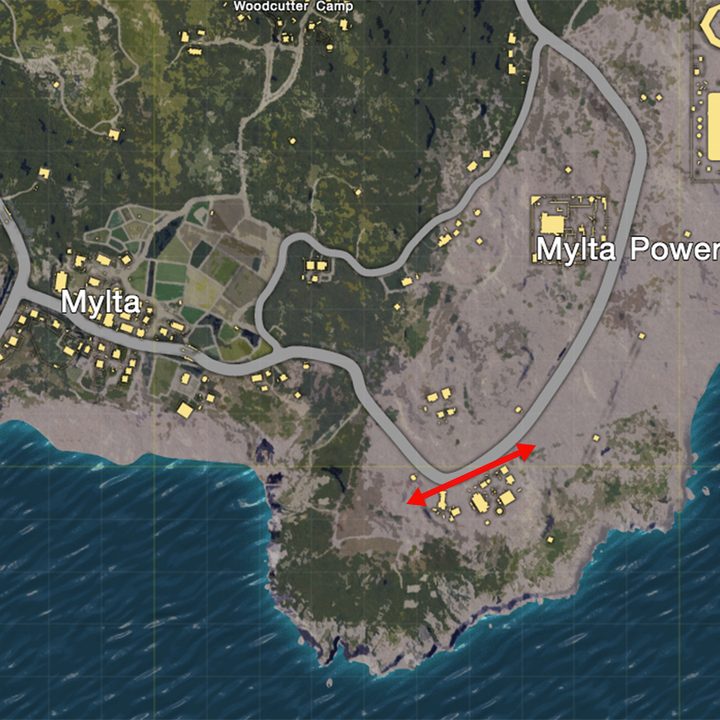 Playerunknown’s-Battlegrounds-map testing area