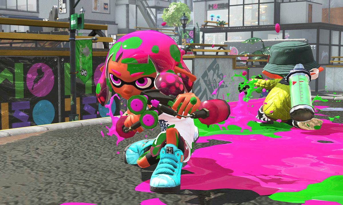 Splatoon 2 review hero in paint