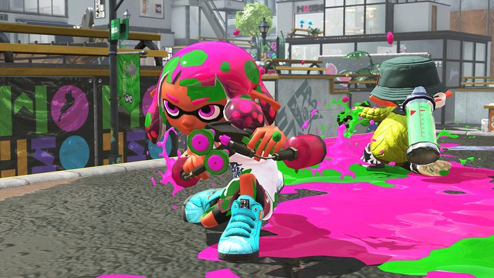 Splatoon 2 review hero in paint