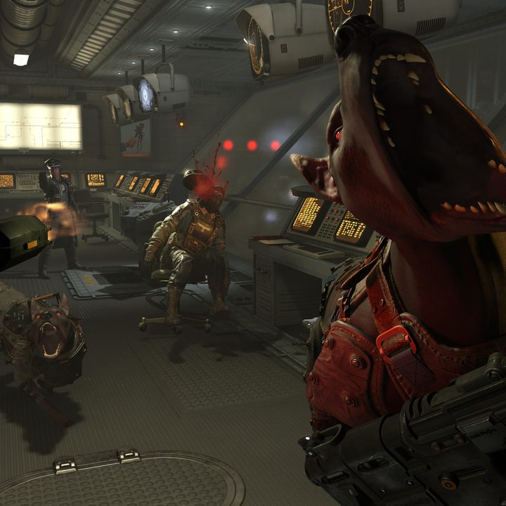 Getting attacked by dog — Wolfenstein: The New Colossus