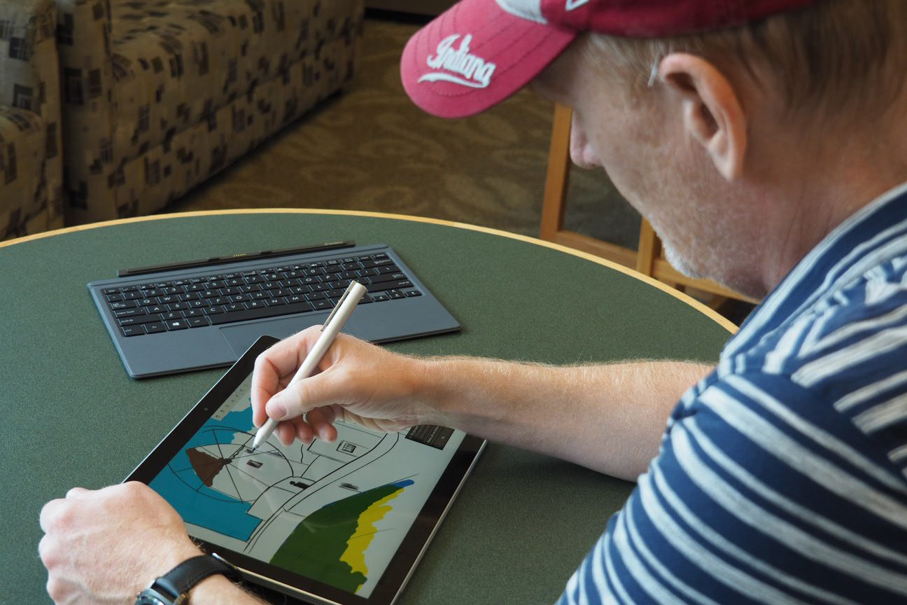Asus Transformer T304 review drawing