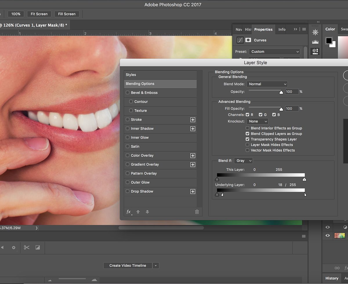 How to whiten teeth in Photoshop
