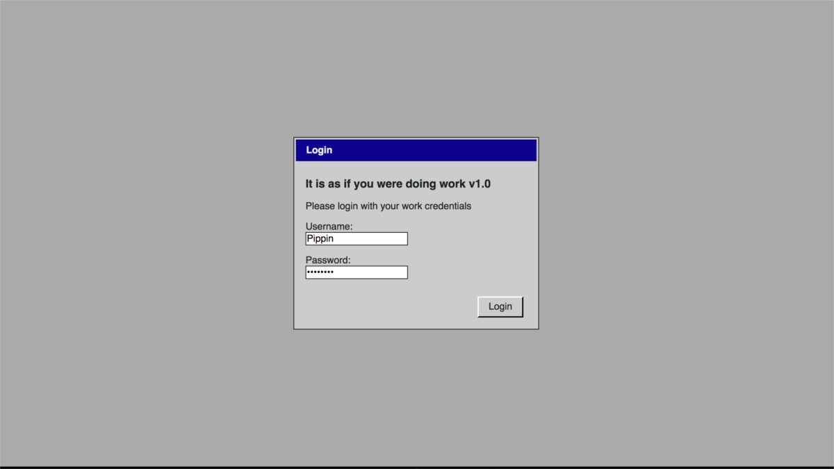 doing work browser game it is as if you were 3