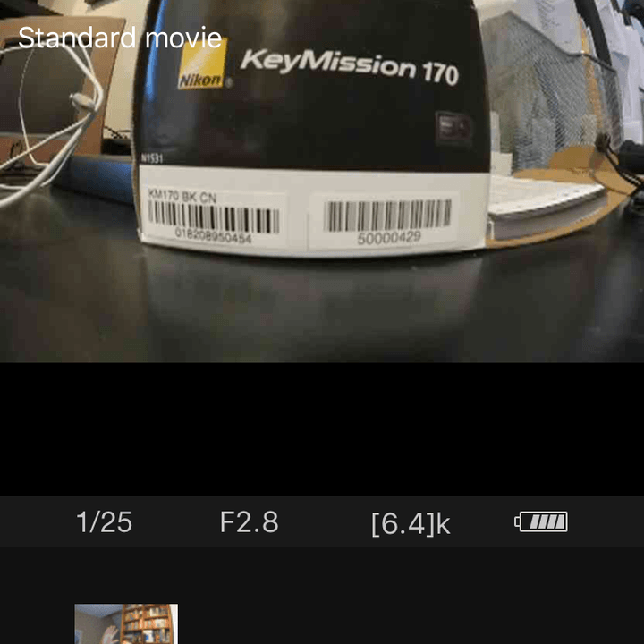 Nikon Keymission app remote shots