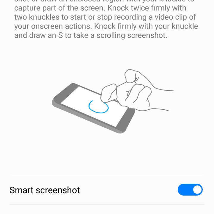 knuckle gestures 2 honor 8 tips